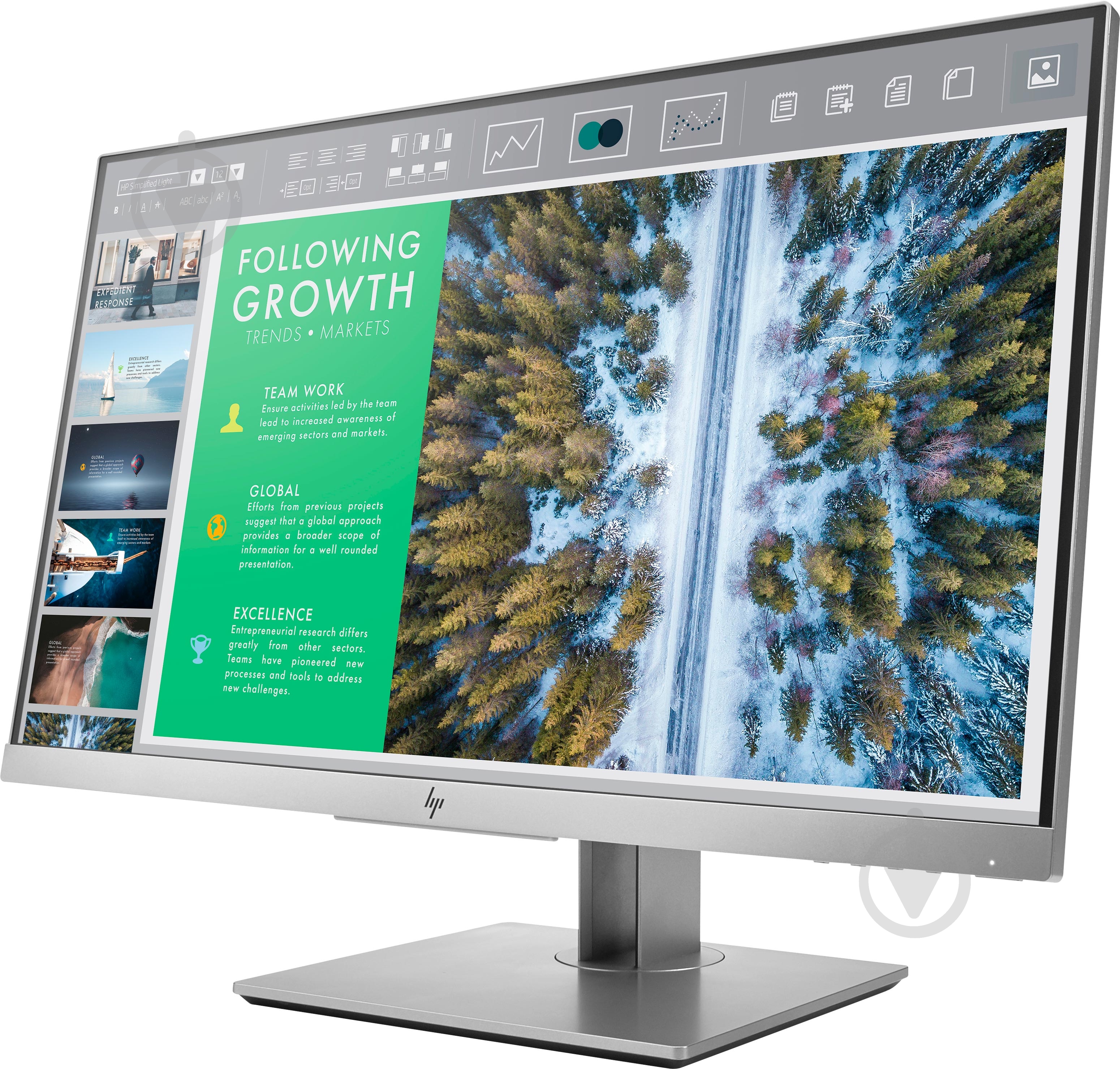 Монитор HP EliteDisplay E243 23,8" (1FH47AA) - фото 3