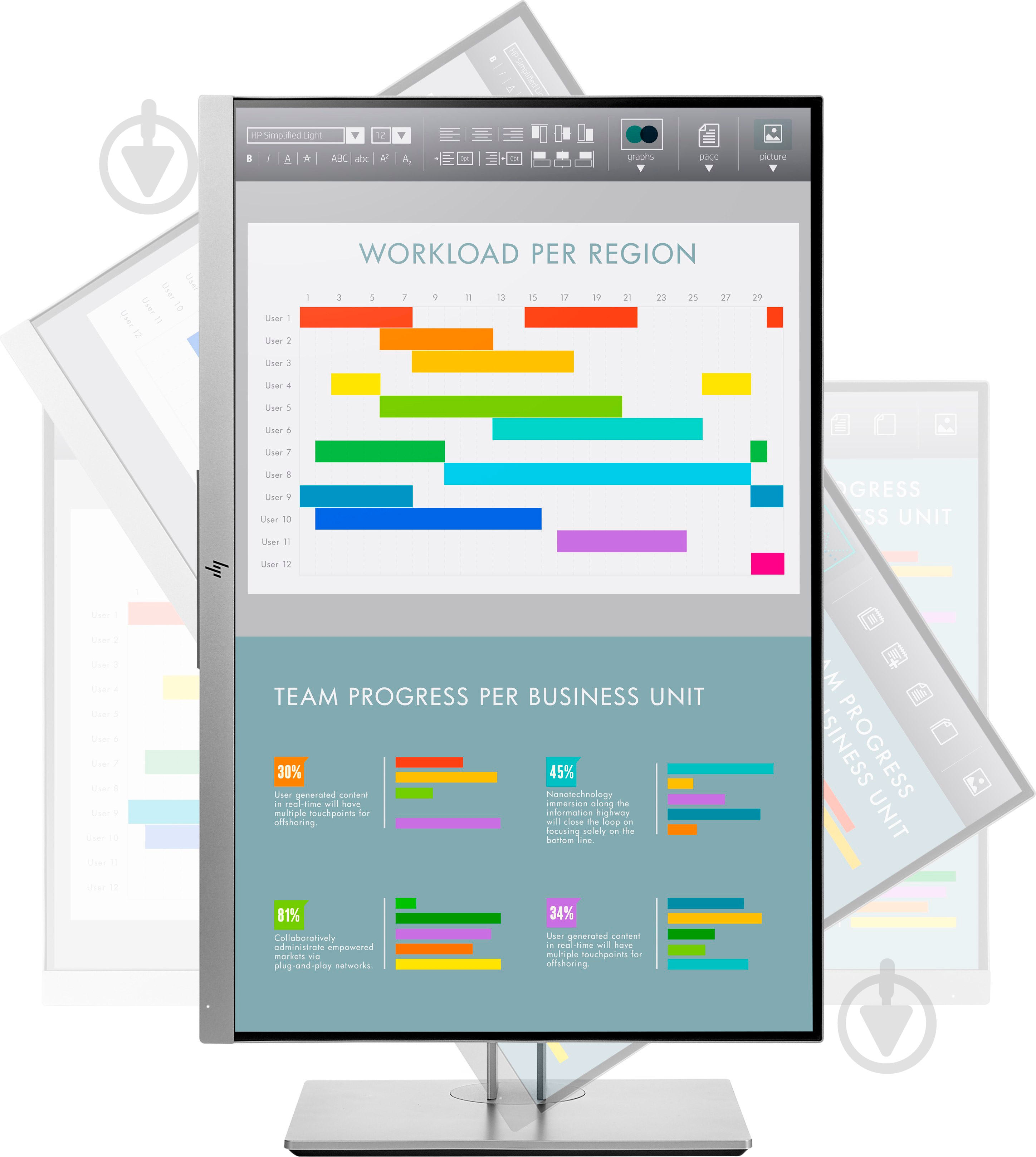 Монітор HP EliteDisplay E243i 24" (1FH49AA) - фото 7