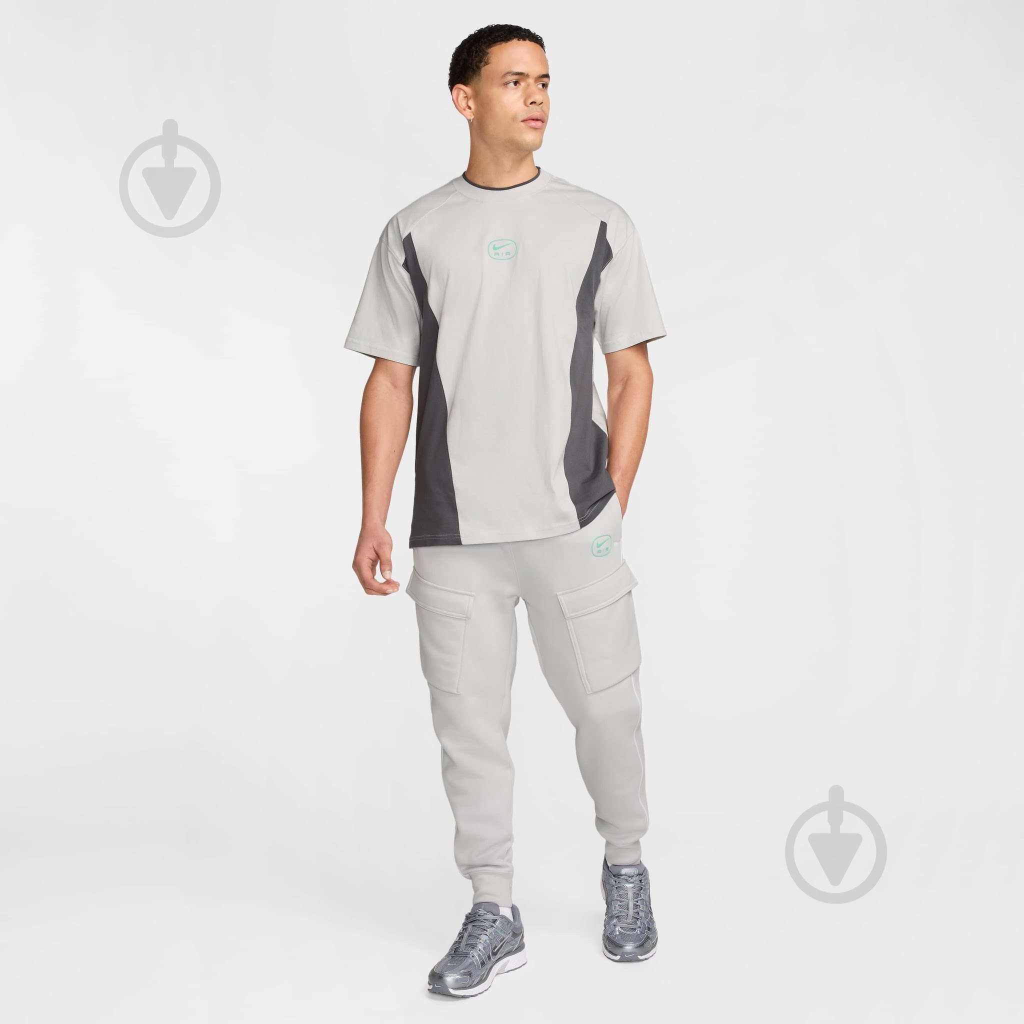Футболка Nike Air HM0182-025 р.L сірий - фото 5