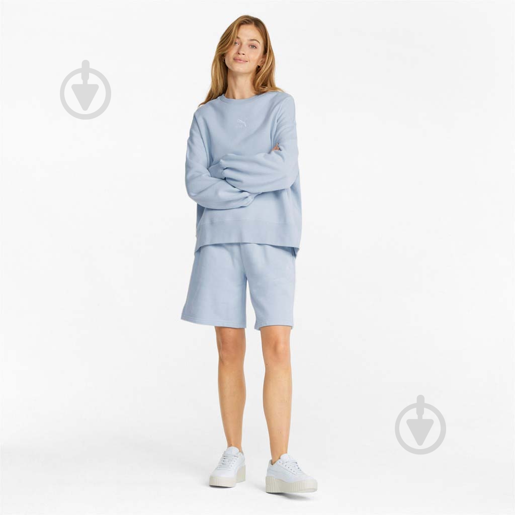 Світшот Puma CLASSICS OVERSIZED CREW 53351221 р. S блакитний - фото 3
