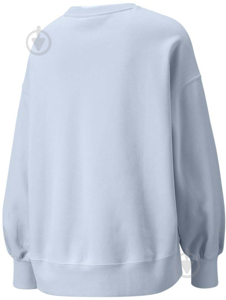 Світшот Puma CLASSICS OVERSIZED CREW 53351221 р. S блакитний - фото 6