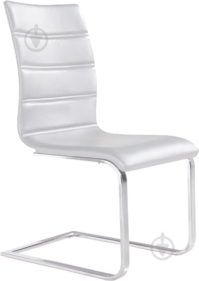 Стілець обідній АС-15 хром/світло-сірий - фото 1