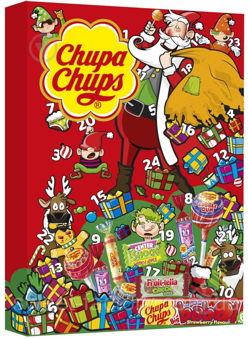 Набор Chupa Chups Адвент календарь 210 г - фото 1 Набор Chupa Chups Адвент календарь 210 г - фото 1