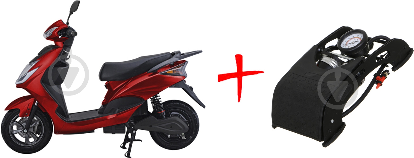 Электроскутер Rover Element 05 red (440468) + насос - фото 1
