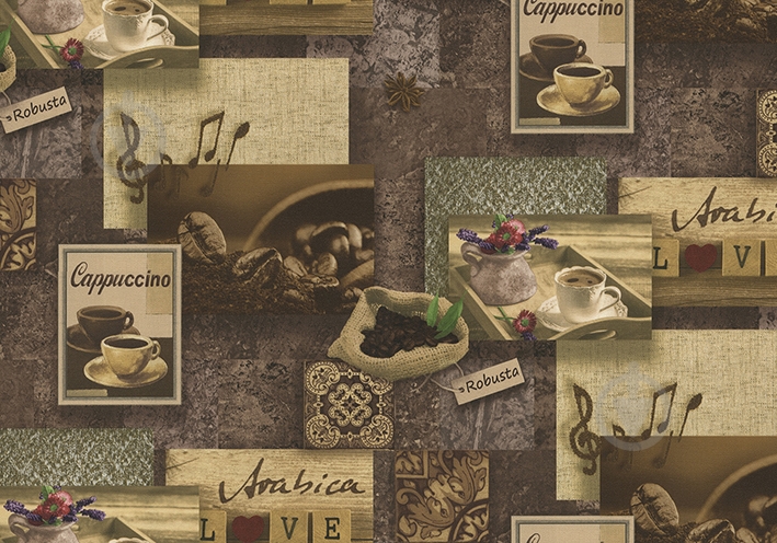 Обои Vinil Арабика декор ЭШТ1-1000 - фото 1