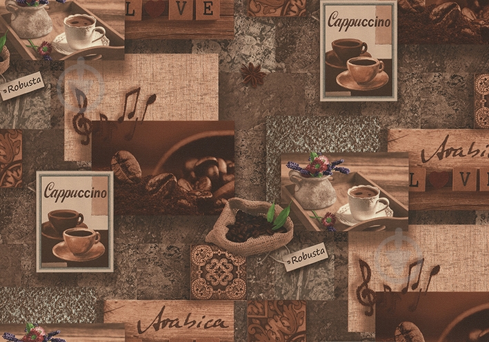 Обои Vinil Арабика декор ЭШТ2-1000 - фото 1 Обои Vinil Арабика декор ЭШТ2-1000 - фото 1