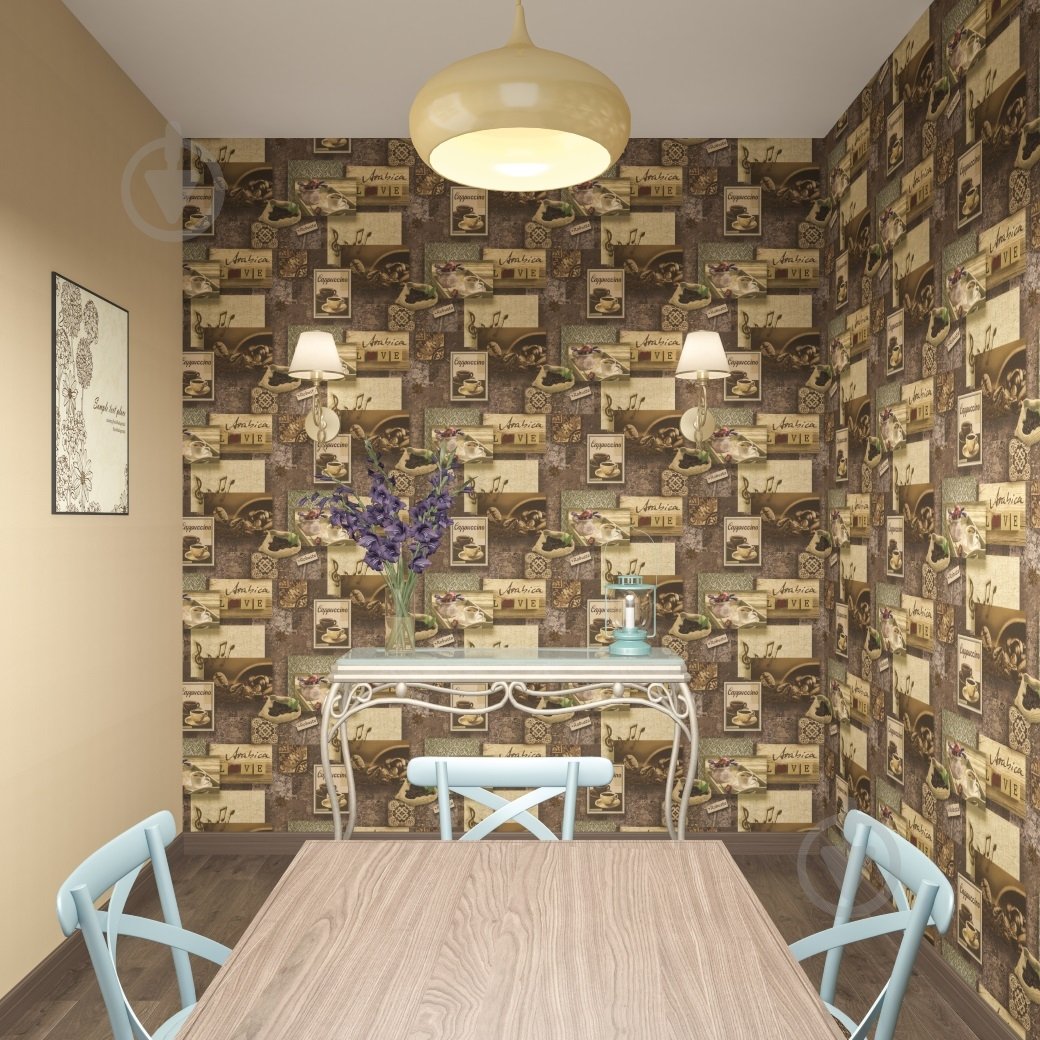 Обои Vinil Арабика СШТ 4-1157 - фото 4 Обои Vinil Арабика СШТ 4-1157 - фото 4