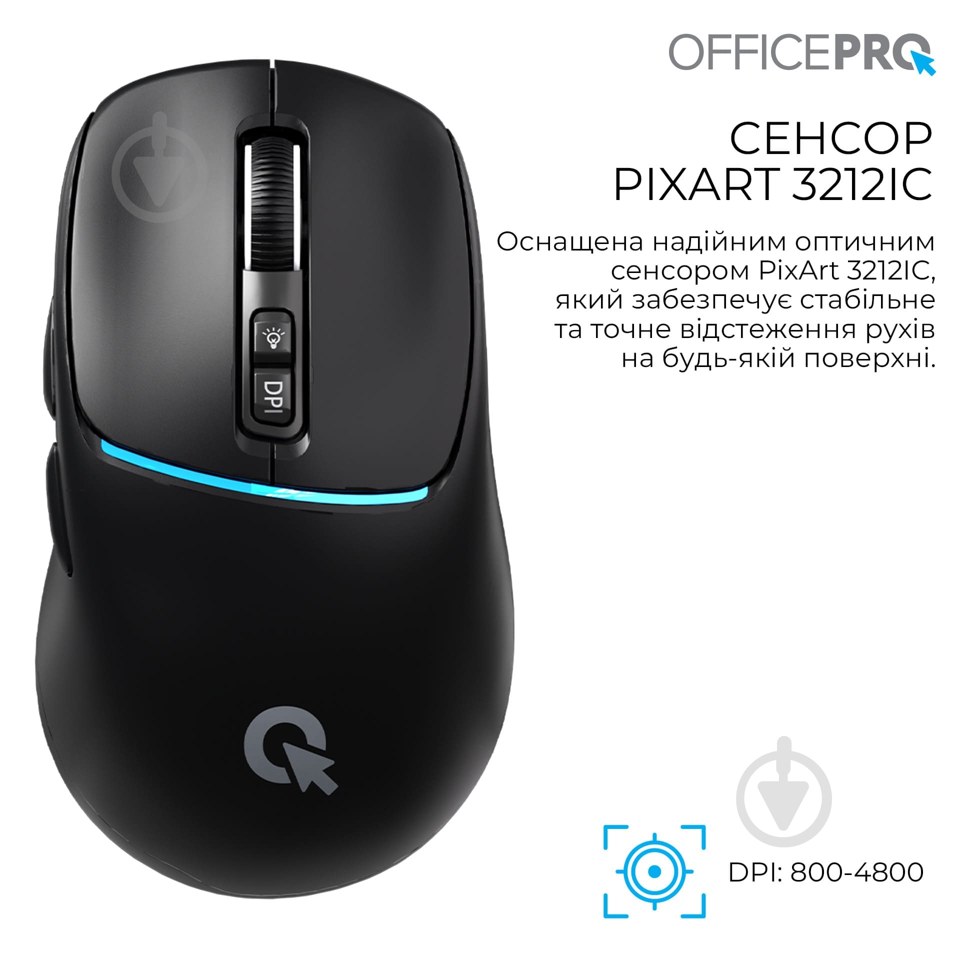 Мышка беспроводная GamePro M468B Silent Click Wireless black (M468B) - фото 4