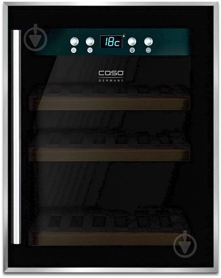 Винный шкаф Caso WineSafe 12 black - фото 1 Винный шкаф Caso WineSafe 12 black - фото 1