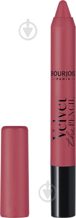 Олівець для губ Bourjois VELVET the PENCIL № 07 woody pink 3 г - фото 1