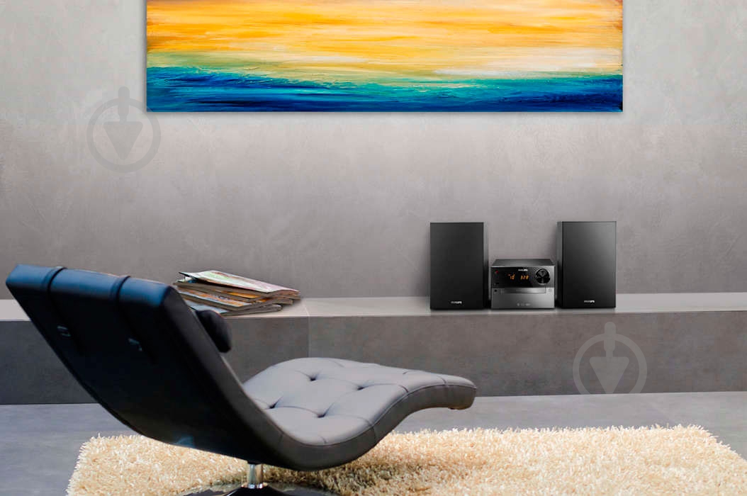 ᐉ Музыкальный центр Philips BTM2310/12 black • Купить в Киеве