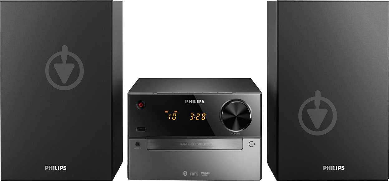 ᐉ Музыкальный центр Philips BTM2310/12 black • Купить в Киеве