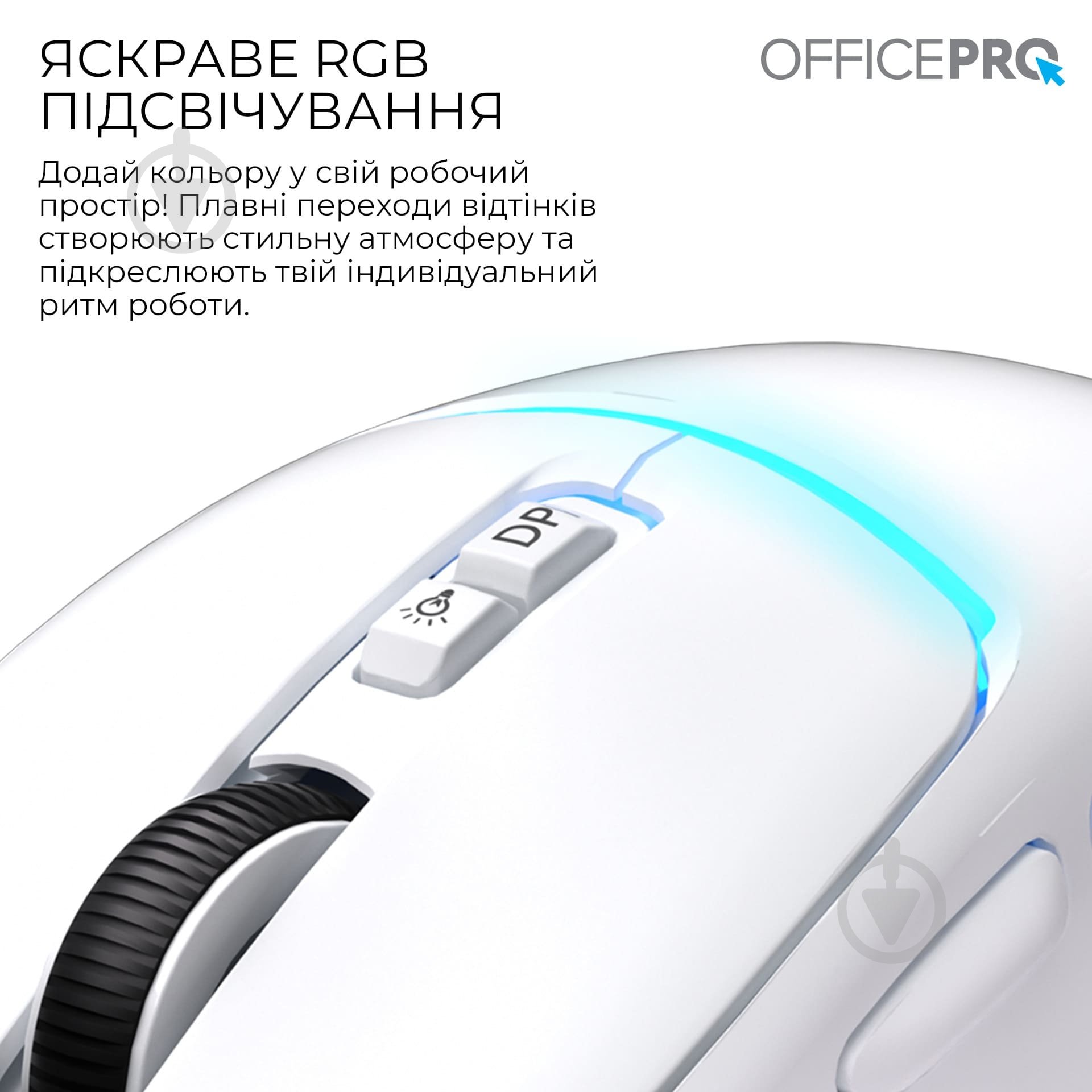 Мышка беспроводная GamePro M468W Silent Click Wireless white (M468W) - фото 7