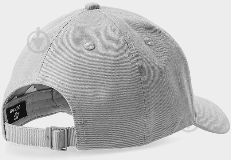 Кепка 4F BASEBALL CAP M183 4FRSS23ACABM183-25S M серый - фото 2