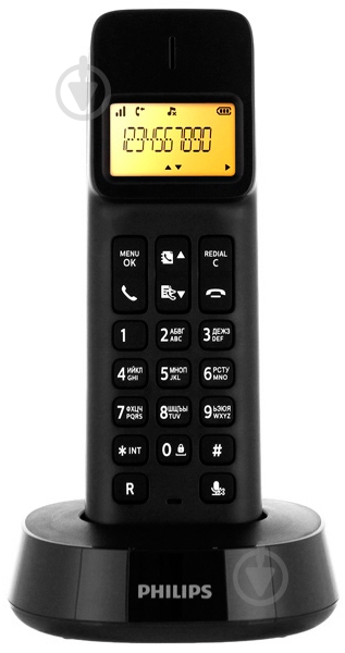 Радиотелефон Philips D1401B/51 - фото 1