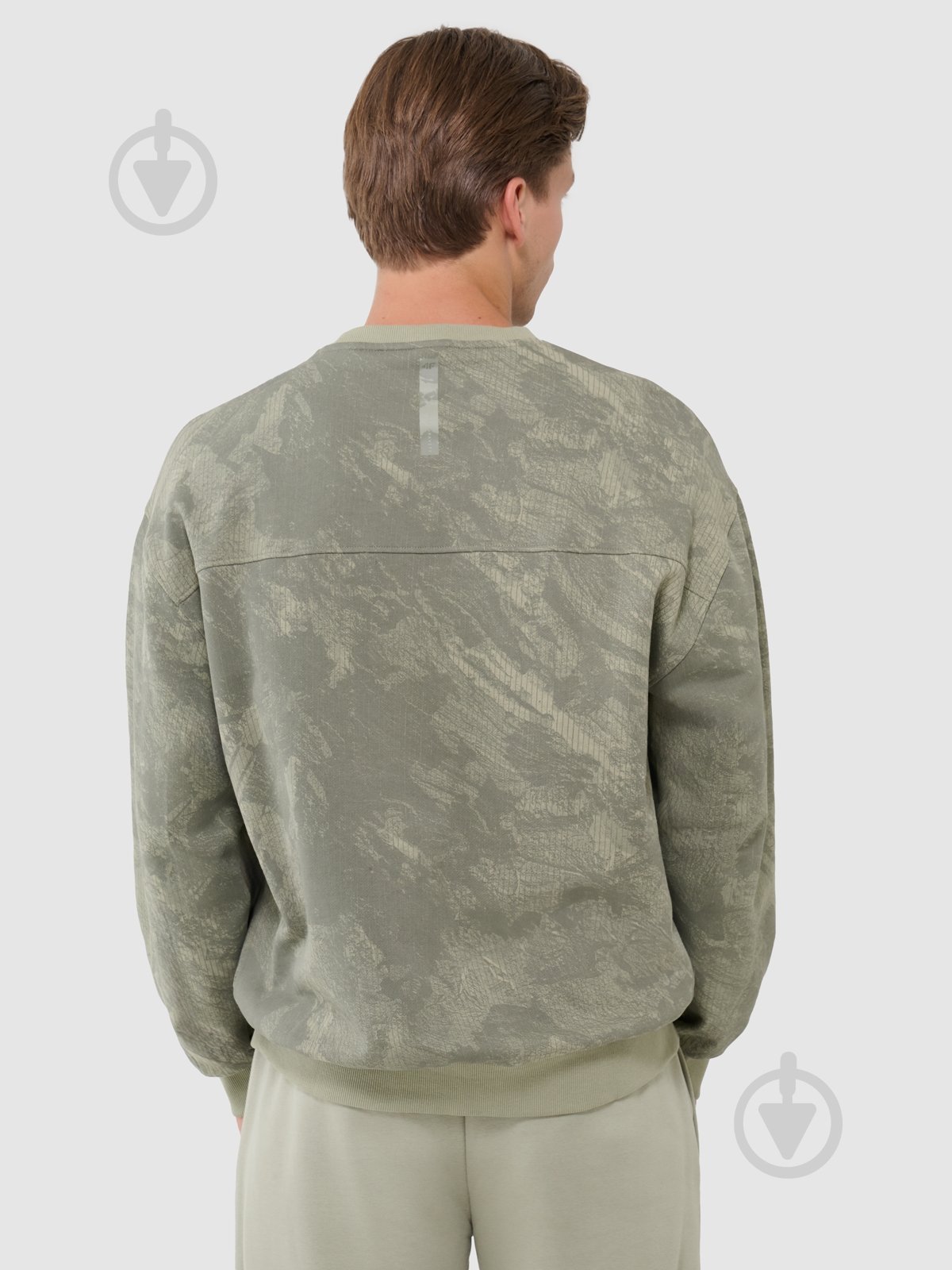 Свитшот 4F SWEATSHIRT M1582 4FWSS25TSWSM1582-44A р.S зеленый - фото 3