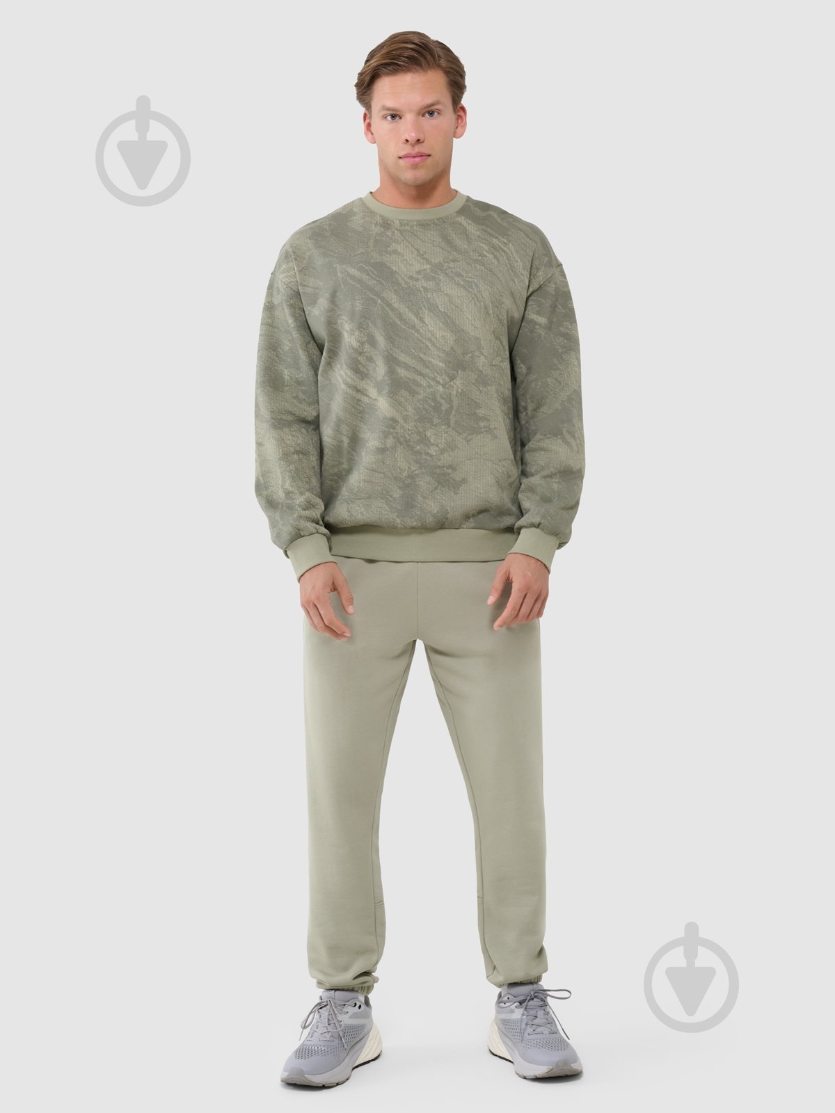 Свитшот 4F SWEATSHIRT M1582 4FWSS25TSWSM1582-44A р.S зеленый - фото 5