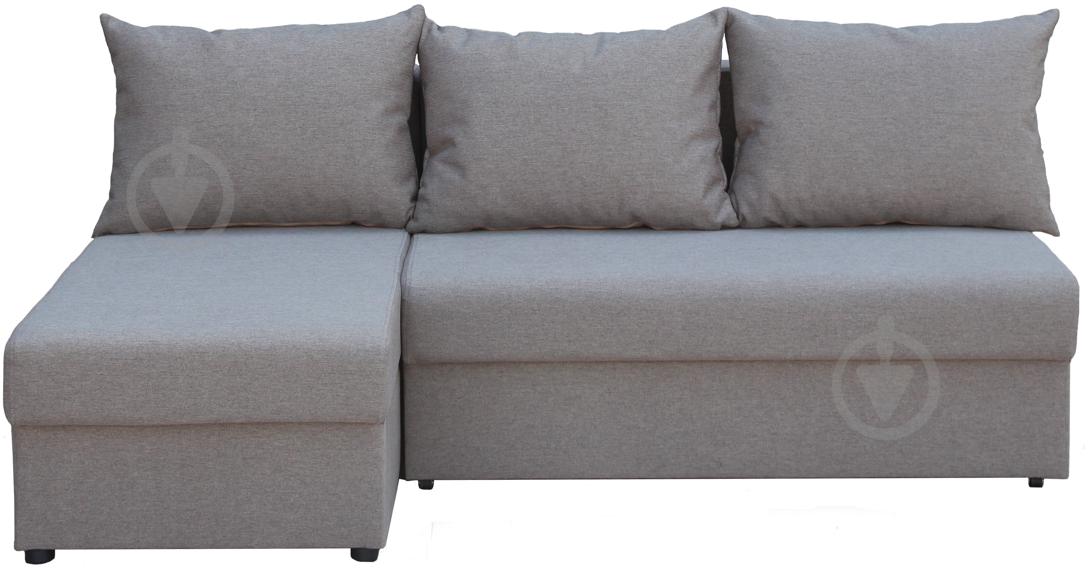 Диван кутовий Берегиня Скай лівий (Валенсія 02) світло-коричневий 2000x1450x770 мм - фото 1