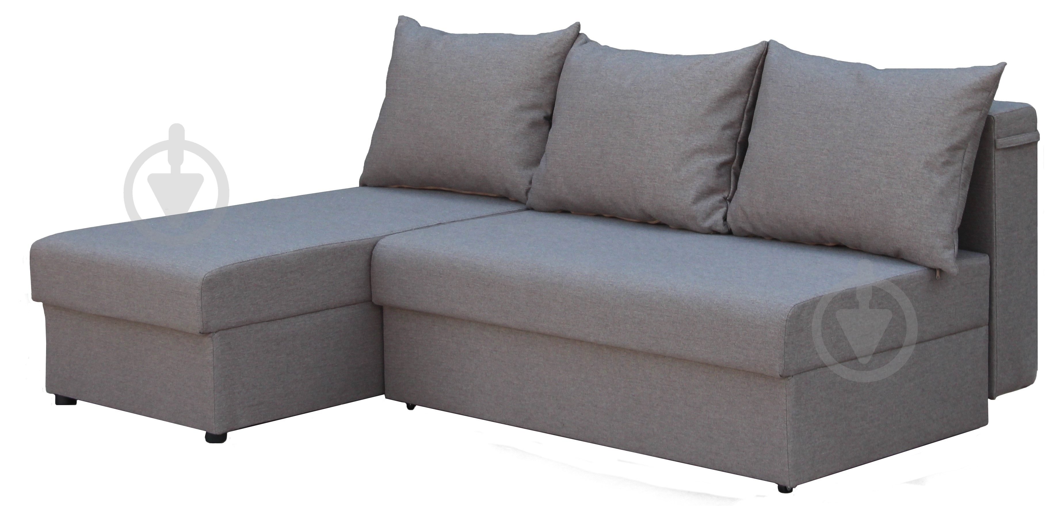 Диван кутовий Берегиня Скай лівий (Валенсія 02) світло-коричневий 2000x1450x770 мм - фото 2