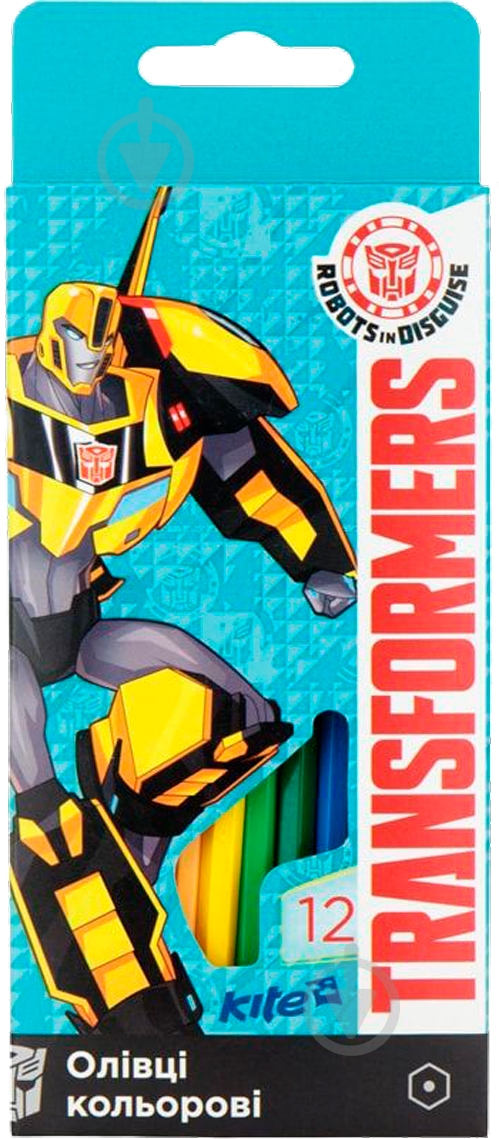 Карандаши цветные Transformers TF17-051 KITE - фото 1 Карандаши цветные Transformers TF17-051 KITE - фото 1