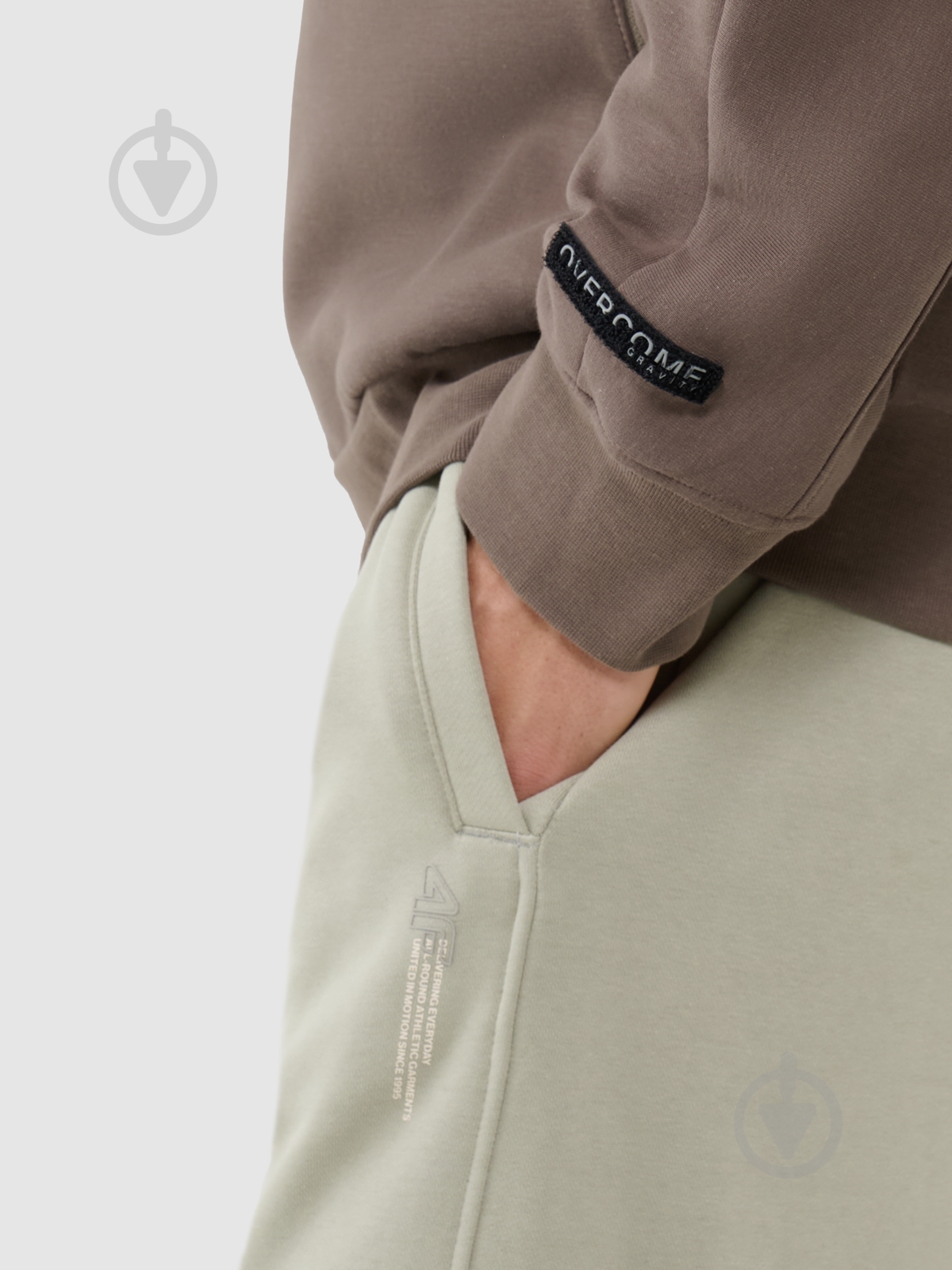 Джемпер 4F SWEATSHIRT M1537 4FWSS25TSWSM1537-80S р.S коричневий - фото 7