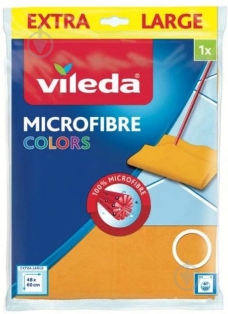 Тряпка для пола Vileda Colors XL 48х60 см 1 шт./уп. - фото 1