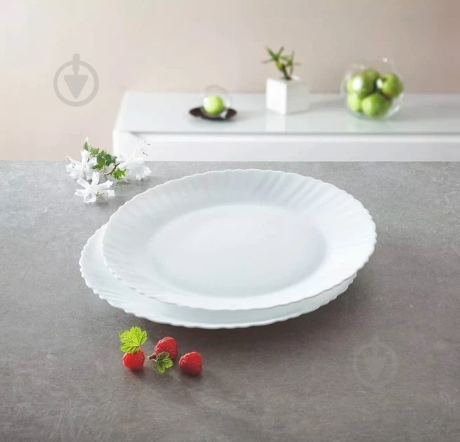 Сервиз столовый Luminarc Feston White 18 предметов V2156 - фото 5 Сервиз столовый Luminarc Feston White 18 предметов V2156 - фото 5