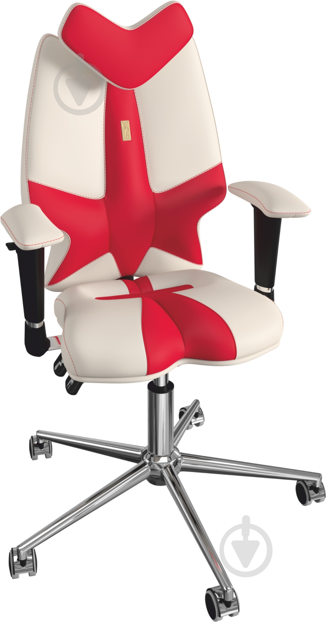 Крісло Kulik System Fly 1301 біло-червоний - фото 1