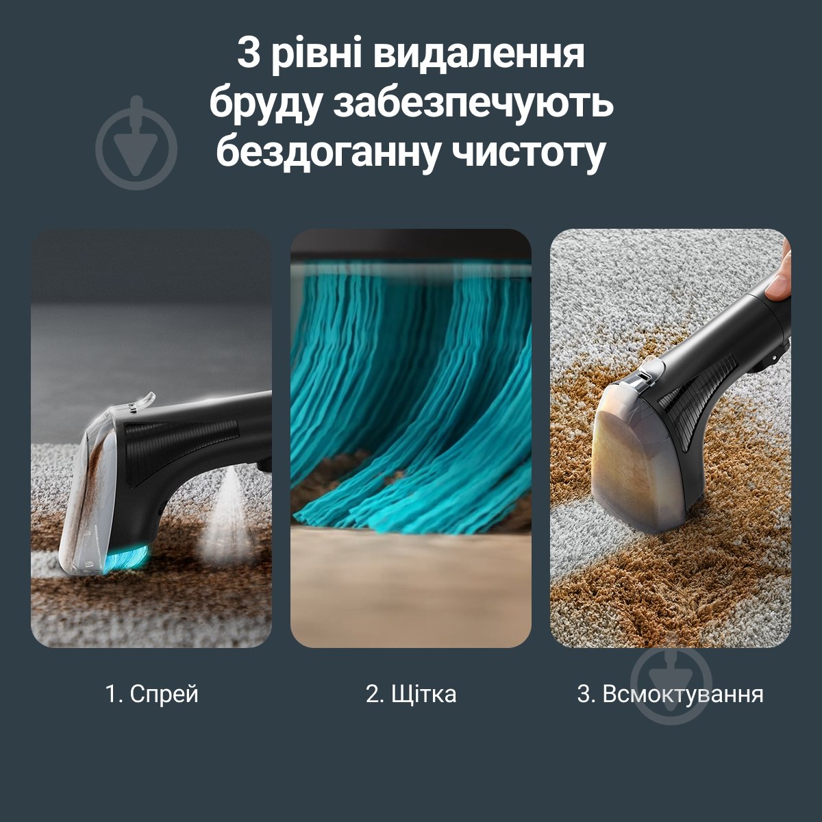 Пылесос моющий Rowenta Clean It IN3020F0 grey - фото 6 Пылесос моющий Rowenta Clean It IN3020F0 grey - фото 6