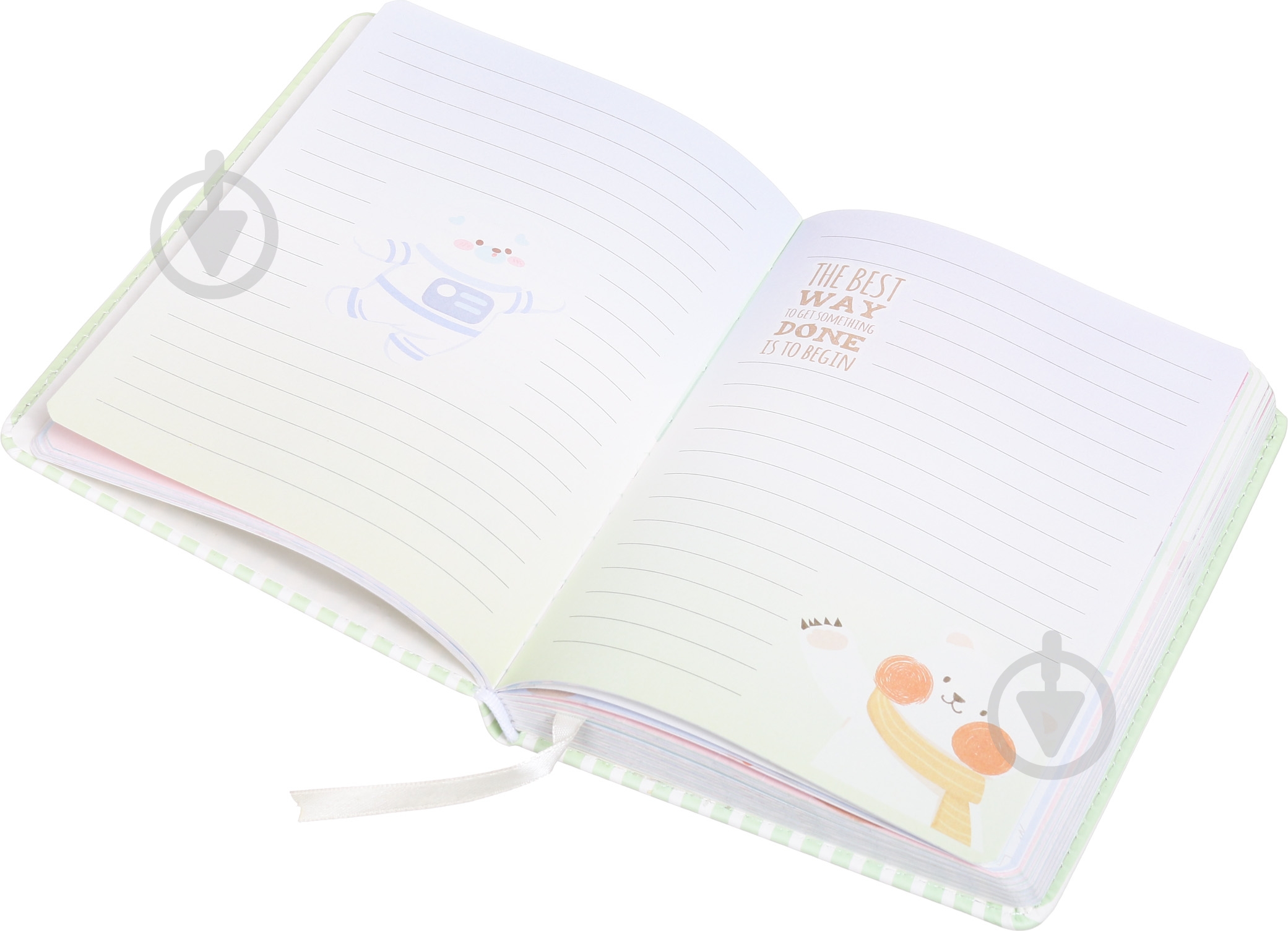 Блокнот подарочный Щенок зеленый - фото 3