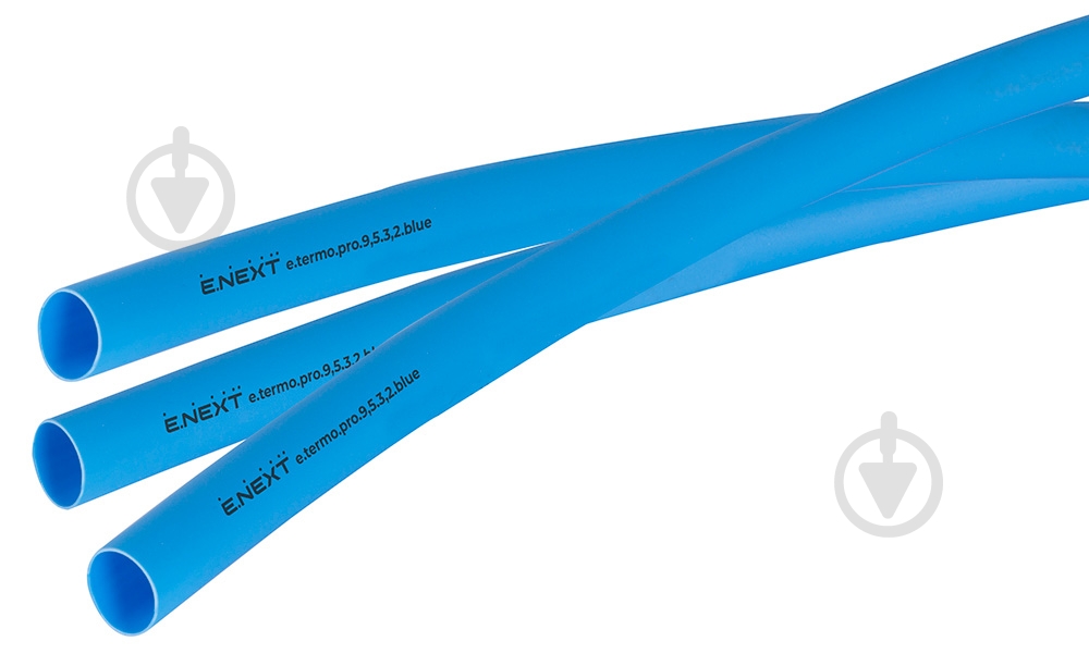 Трубка термоусадочная с клеем E.NEXT e.termo.pro.9,5.3,2.blue полиолефин p092028 - фото 1