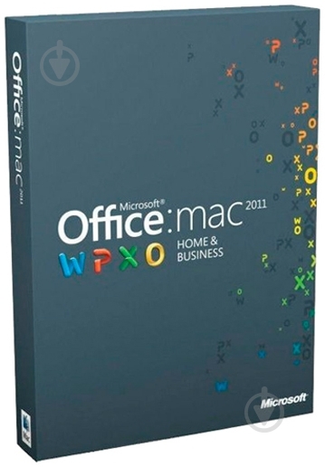Програмне забеспечення Microsoft Office Mac Home Business 2011 Russian DVD (W6F-00211) - фото 1