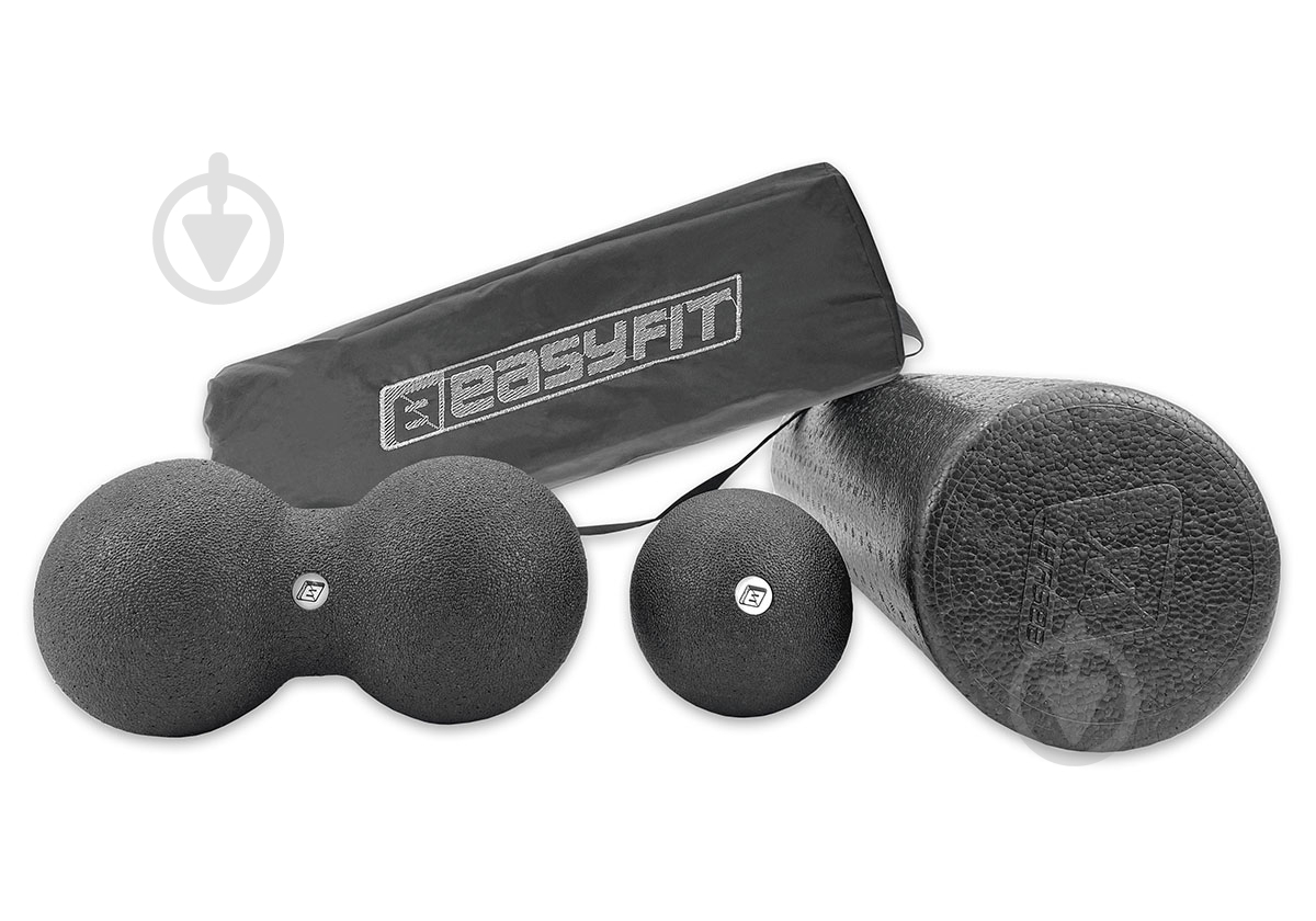 Набір для масажу EasyFit MioSet-XL (2 м'ячика+ролик) - фото 2