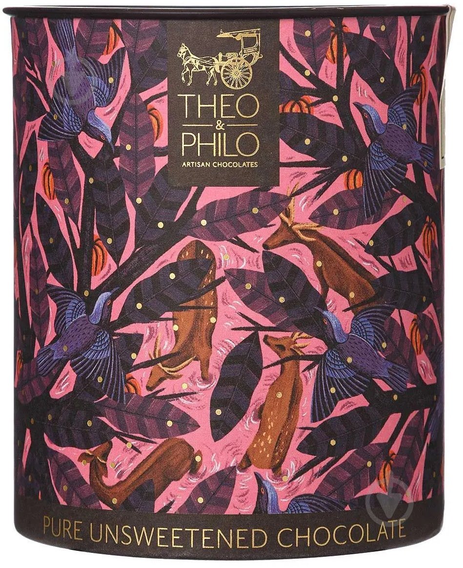 Горячий шоколад Theo & Philo чистый 100% 180 г - фото 1