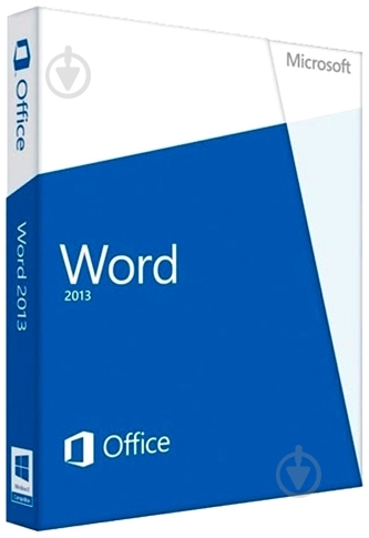 Програмне забеспечення Microsoft Word 2013 32-bit/ x64 Russian DVD BOX (059-08591) - фото 1
