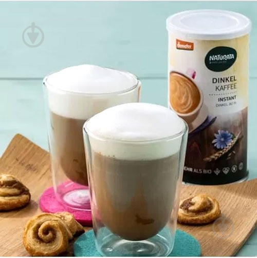 Кофейный напиток Naturata Спельта с цикорием растворимый органический 75 г - фото 2 Кофейный напиток Naturata Спельта с цикорием растворимый органический 75 г - фото 2