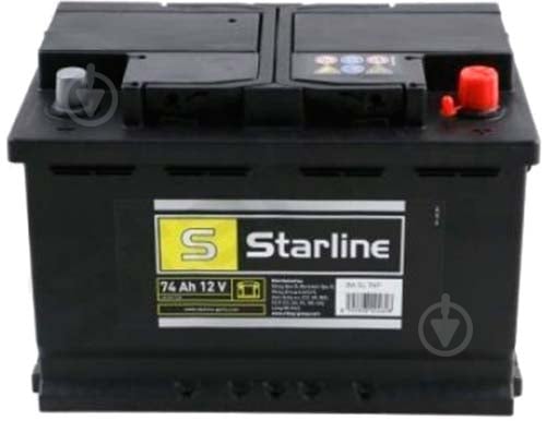 Акумулятор автомобільний STARLINE BA SL 74P 74Ah 680A 12V «+» праворуч (BA SL 74P) - фото 1