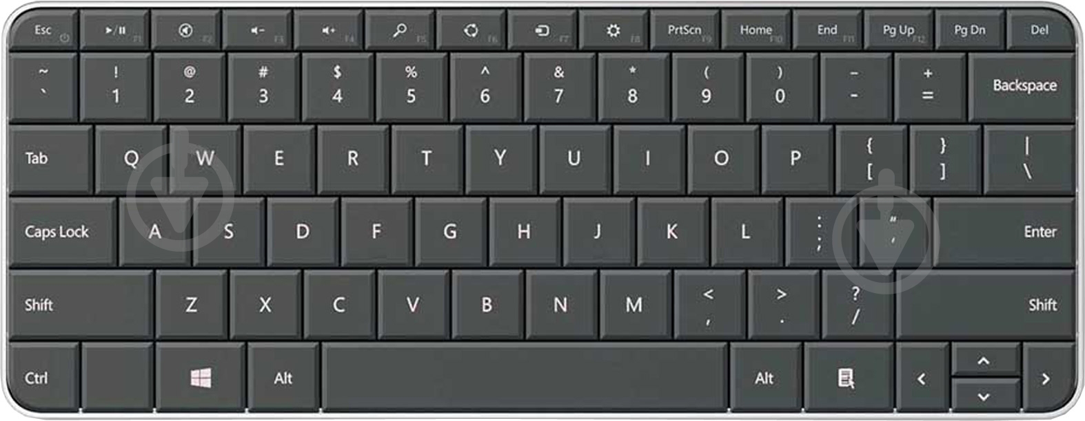 Клавіатура Microsoft Wedge Mobile Keyboard (U6R-00017) black - фото 3