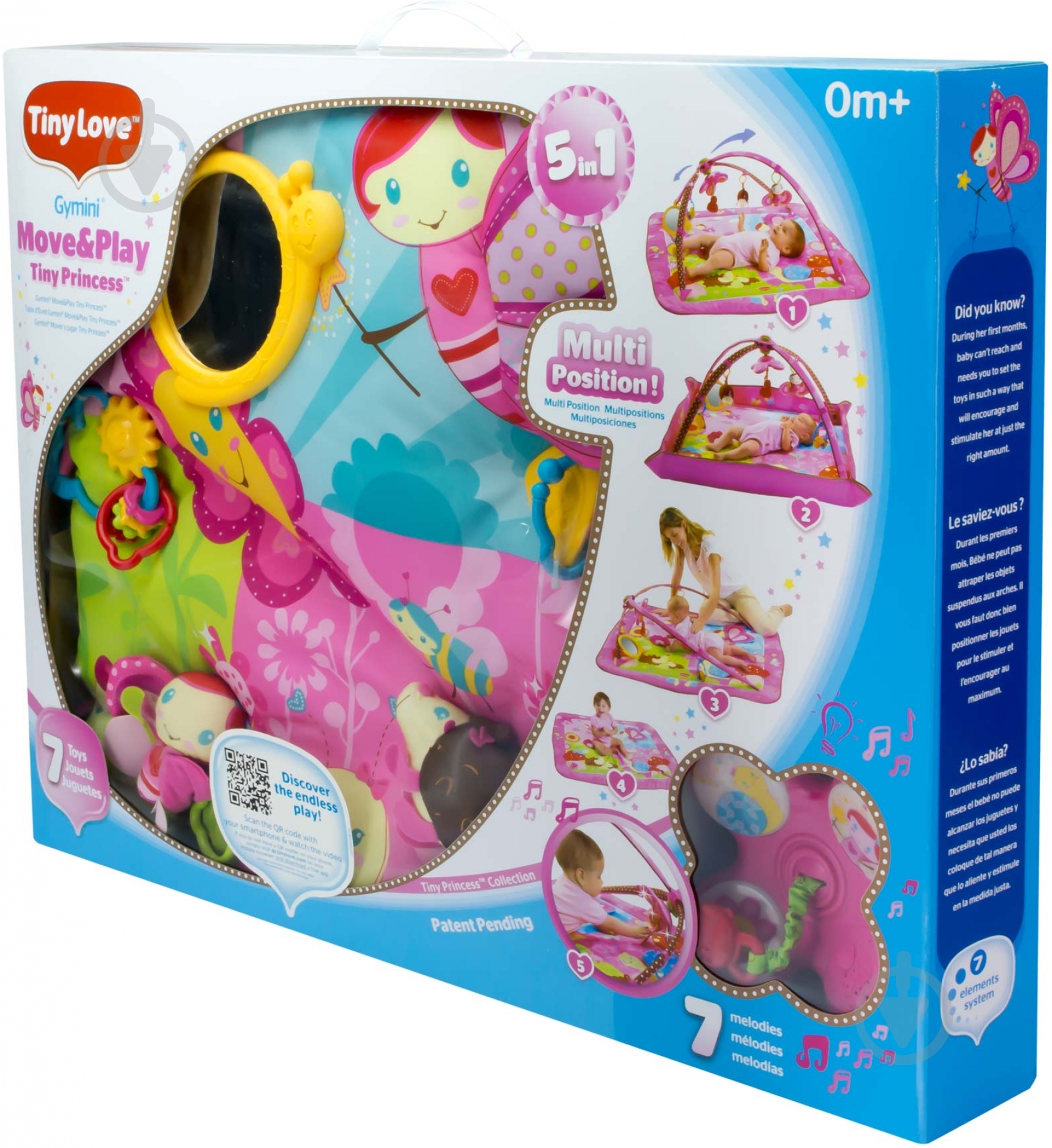 Развивающий коврик Tiny Love Крошка Бетти 5 в 1 1202906830 - фото 4