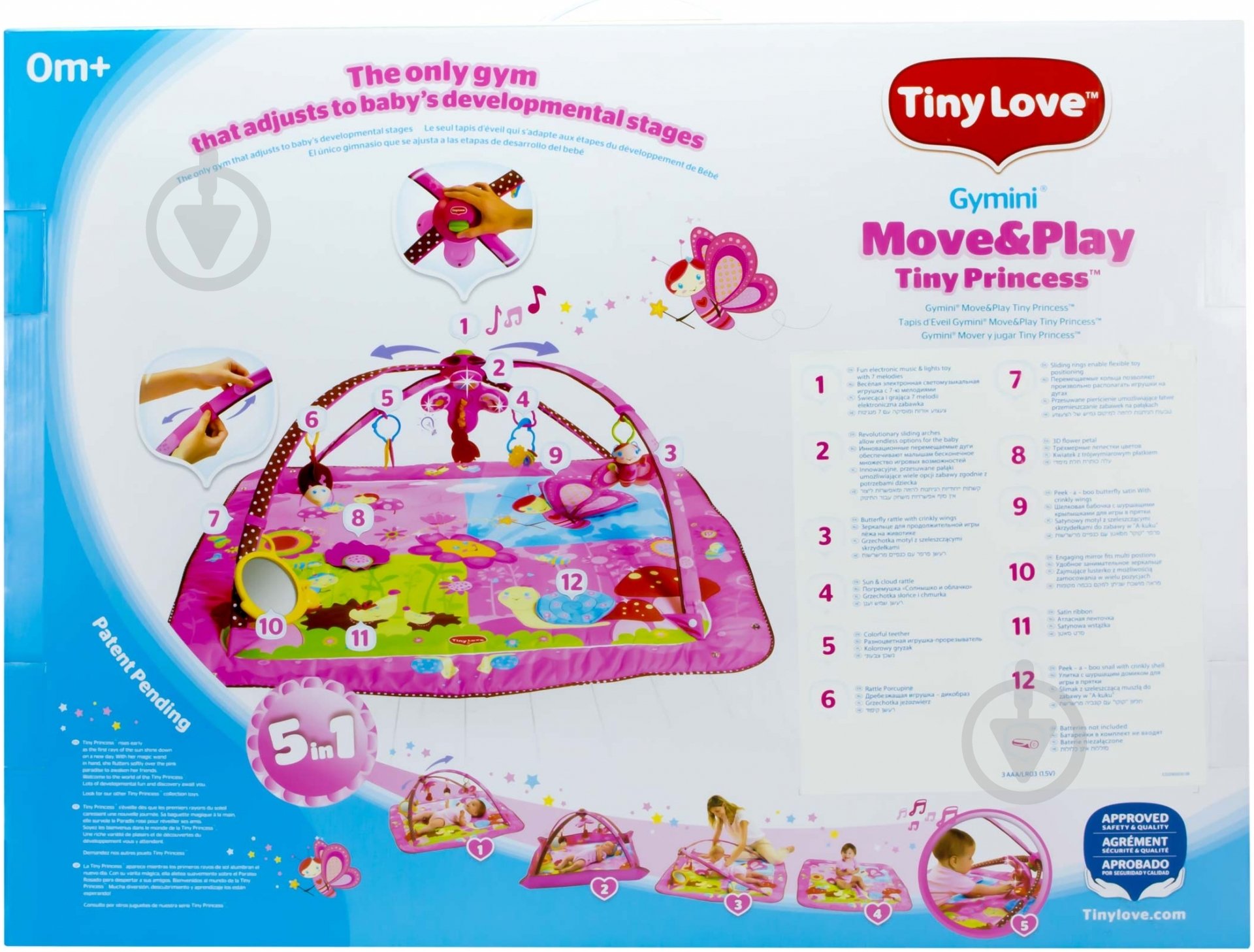 Развивающий коврик Tiny Love Крошка Бетти 5 в 1 1202906830 - фото 6