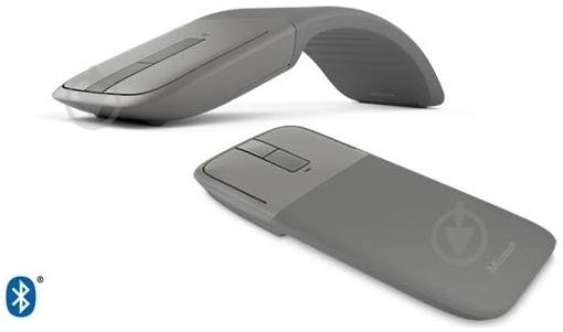 Мышь Microsoft Arc Touch tooth Mouse (7MP-00005) grey - фото 1