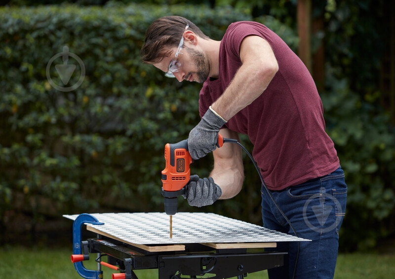 Дриль ударний Black+Decker BEH200 - фото 7