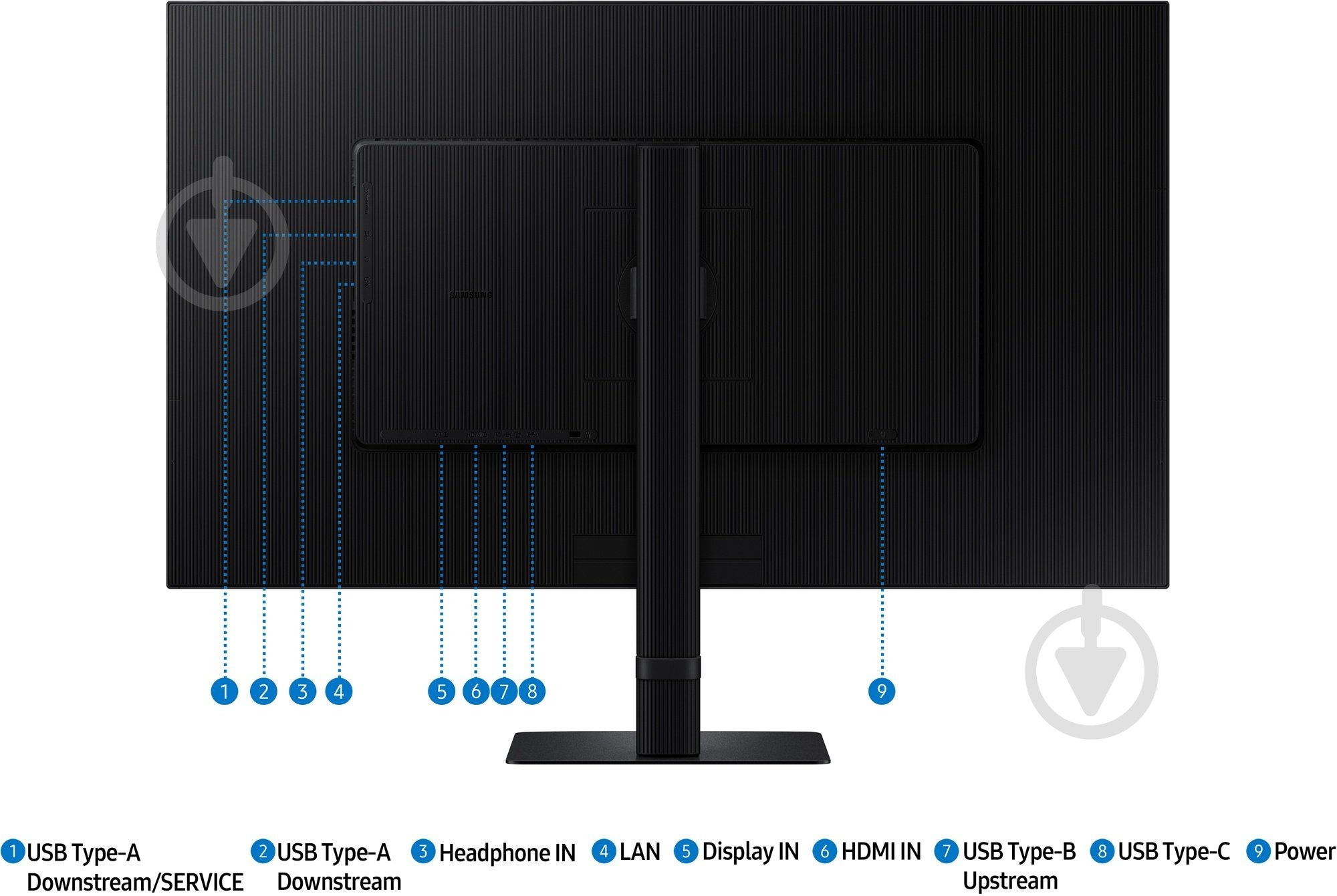 Монитор Samsung ViewFinity S8 32" (LS32D804UAIXUA) - фото 16