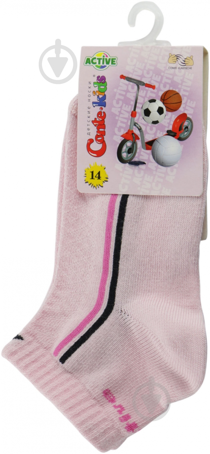 Носки детские для девочек Conte-Kids ACTIVE 157 р.14 р.14 светло-розовый - фото 1 Носки детские для девочек Conte-Kids ACTIVE 157 р.14 р.14 светло-розовый - фото 1