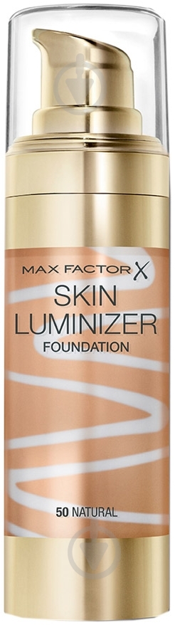 Тональная основа Max Factor Skin Luminizer №50 натуральный 30 мл - фото 1 Тональная основа Max Factor Skin Luminizer №50 натуральный 30 мл - фото 1