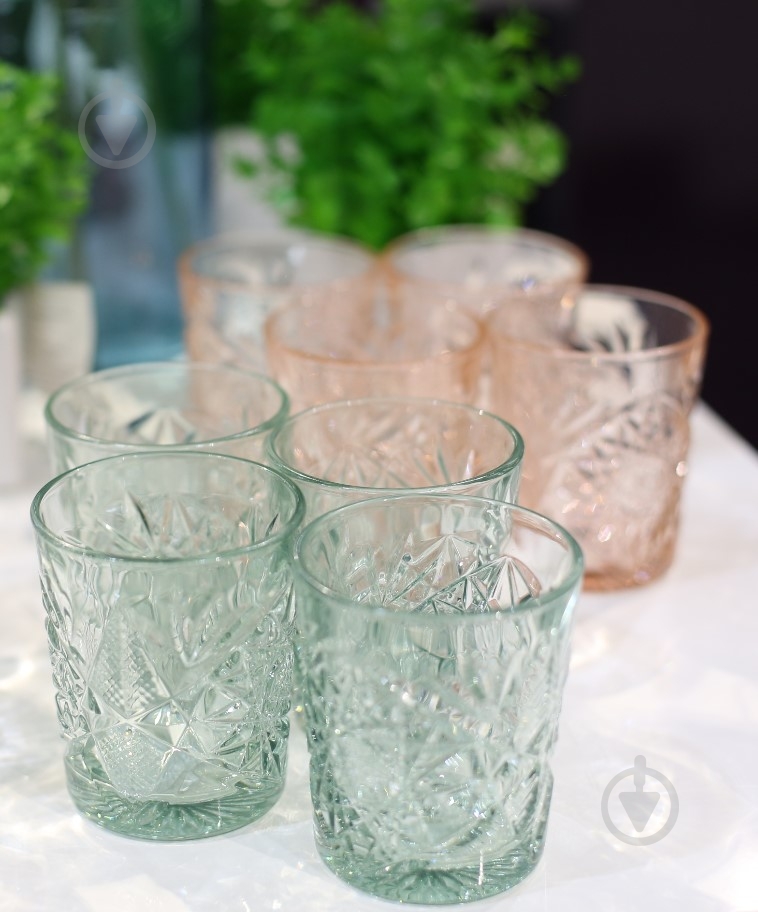 Стакан для виски Libbey Hobstar 700327 зеленый 350 мл 1 шт. - фото 2