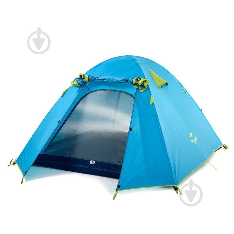 Палатка Naturehike трехместный P-Series NH18Z033-P 210T/65D Голубой 6975641887331 - фото 2 Палатка Naturehike трехместный P-Series NH18Z033-P 210T/65D Голубой 6975641887331 - фото 2