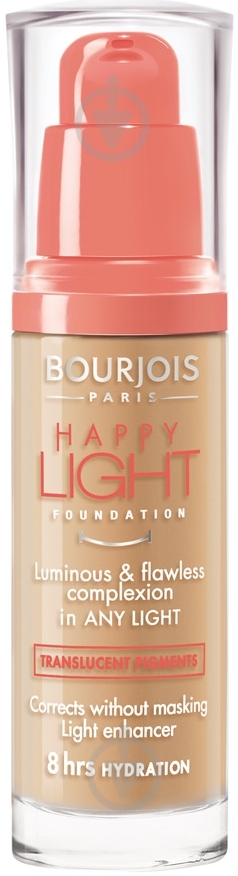 Крем тональный Bourjois Happy Light №65 розово-бежевий 30 мл - фото 1