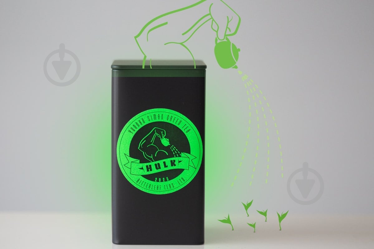 Чай зеленый Bitterleaf Teas Hulk Simao 250 г (S8878) - фото 4