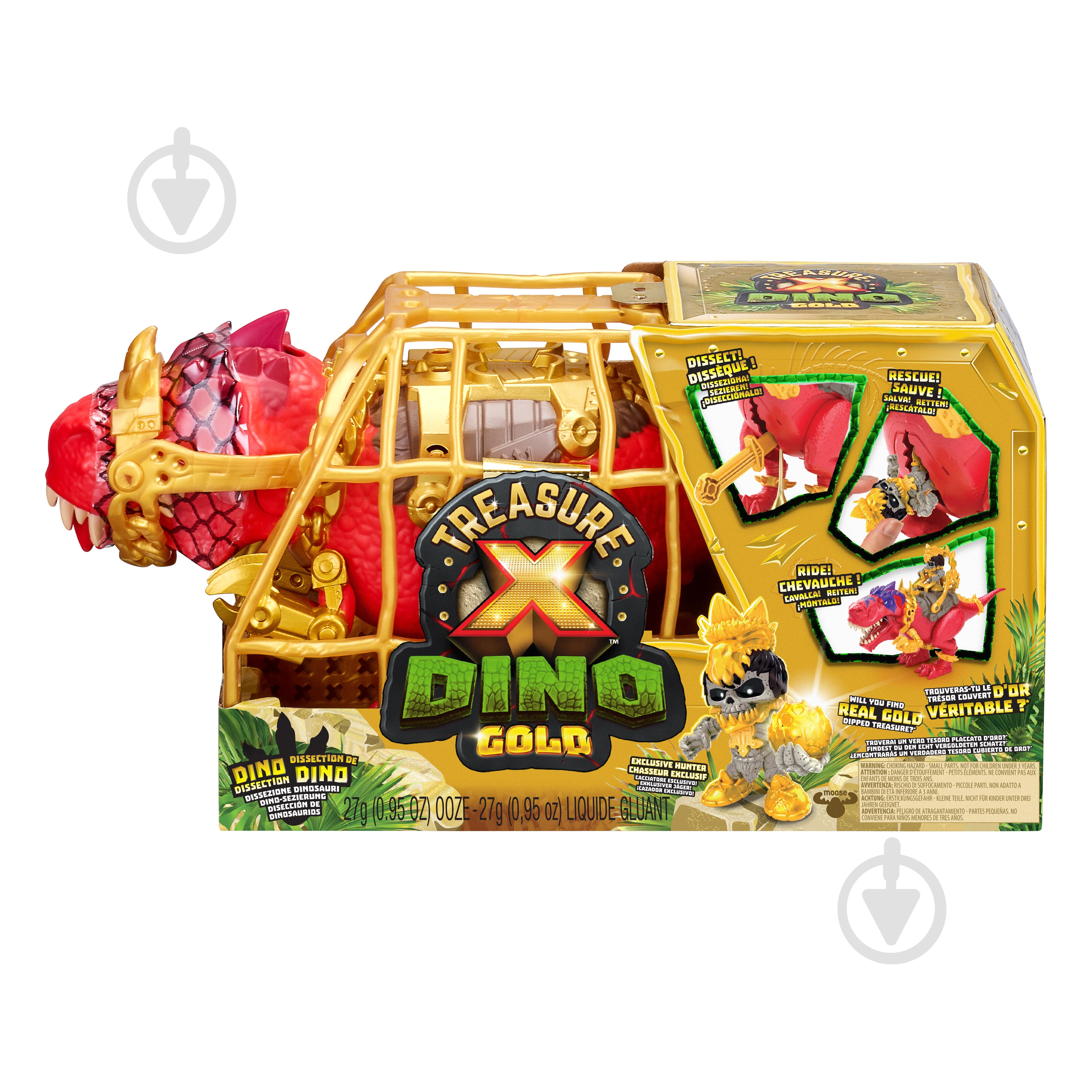 ᐉ Игровой набор Treasure X Dino Gold Золото динозавров Динозавр с